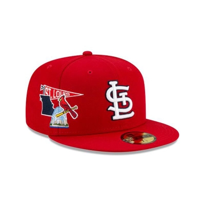 Sapca New Era St. Louis Cardinals MLB City Patch 59FIFTY Fitted - Rosii